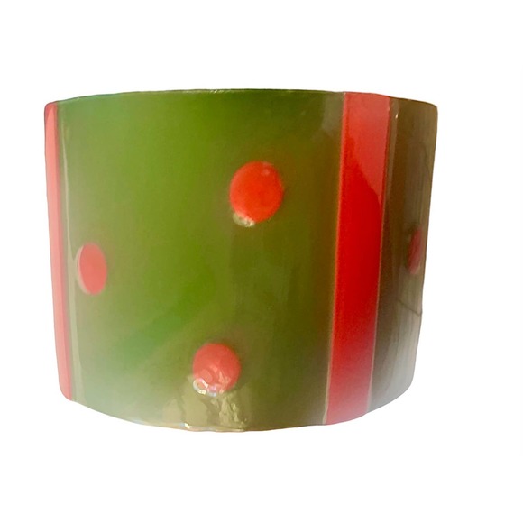 Cake Boss Christmas Ceramic Cookie Jar Green/ Red Limited Edition 2013 - Picture 6 of 14